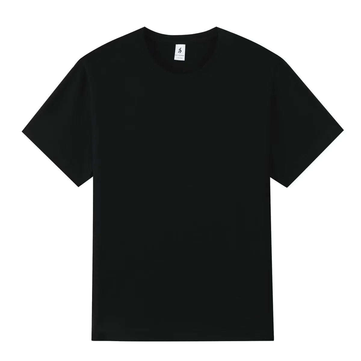 Men's High Quality 100% Cotton Solid Eco-Friendly Breathable Short Sleeve Loose Fit O-Neck Casual T-Shirt Custom Logo Printed