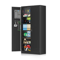 Utility Metal Storage Cabinet 71 Inch Cabinet Garage With 4 Adjustable Shelves for Home Office School Garage Basement