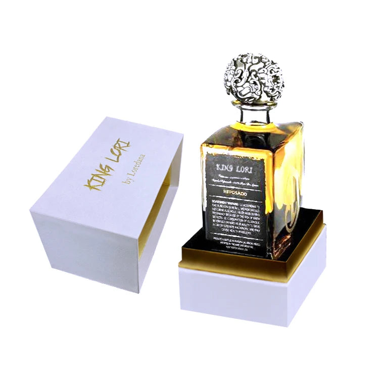 Custom Gold Stamping logo Luxury White Empty Cosmetic 100ml 50ml 30ml Parfum Bottles Gift Paper Packaging Perfume Box