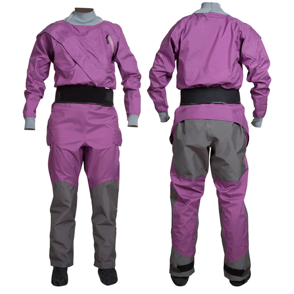 Woman's Drysuits Waterproof Windproof Latex Collar One Pieces Sailing Dry Suit Whitewater Kayak Outdoor Surfing Clothes