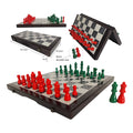 Wholesale 15 Inch Magnetic Foldable Wooden Chess Set for Children for Checkers Games