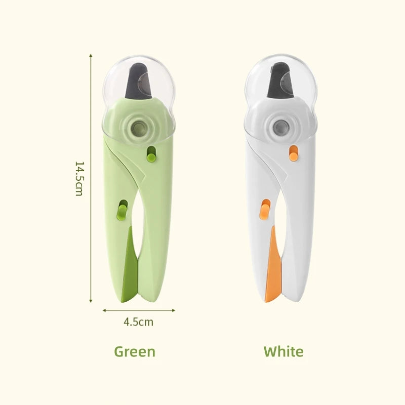 Professional Pet Nail Scissors Pet Dog Cat Nail Toe Claw Scissors LED Light Animal Nail Trimmer