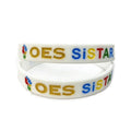 2026 New Design OES SISTER Wristband Custom Silicone 8 Inch Oes Silicone Bands Silicone Rubber Bracelet