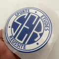 Iron on Custom 3D Black Fabric Tag Sticker Heat Transfer White Printer Garment Labels for Clothing