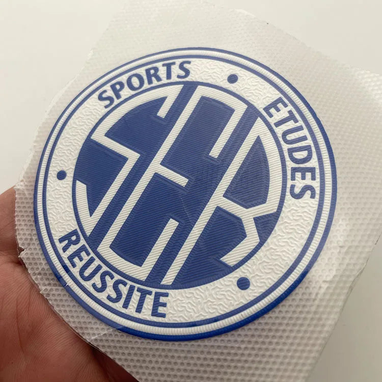 Iron on Custom 3D Black Fabric Tag Sticker Heat Transfer White Printer Garment Labels for Clothing