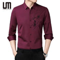 Liu Ming New Wholesale Spring Autumn Fashion Casual Turn Down Collar Business Long Sleeve Shirts for Men