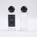 Wholesale 50ml Empty Glass Spray Perfume Luxury Custom Unique Bottles Packaging Screen Printing Pump Sprayer Black Magnetic Cap