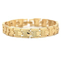 Dubai Gold Chain Bracelet Open Gold Jewelry Far Infrared Bracelet New Leaf Gold Plated Bracelet