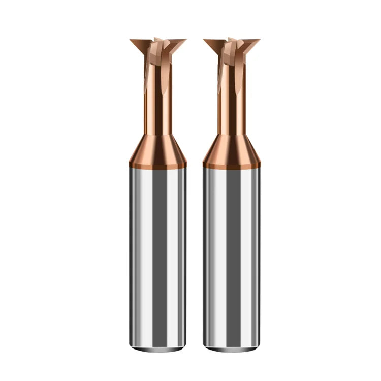 Custom OEM/ODM Nisun Tools Dovetail Cutter Solid Carbide CNC Milling Tool with AlTin Coating HRC70 2-4 Flutes 3-Year Warranty