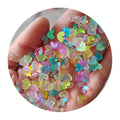 New Cute Mini Love Shiny Heart Flat Back Resin Cabochons Scrapbooking DIY for Phone Case Nail Art Slime Fillers Decoration