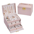 Handmade Custom Logo Luxury Travel Jewelry Case Wholesale Wooden Gift Storage Boxes for Organizing and Storing Jewelry