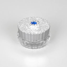 5g in Stock Luxury Ready to Ship Silver Fashion Design Plastic Cosmetic Container Acrylic Cream Jar