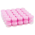 PS Plastic Jars 1/4 oz .25oz Clear Jars With Smooth Caps