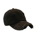 Breathable Torn Edge Torn Hole Popular Hat Man Made Old Sports Hats Embroidery Baseball Cap Wholesale
