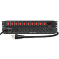 OEM SR128 Professional Intelligent 10 Channel Power Sequencer With Voltage Display Multifunctional Guarding Circuit