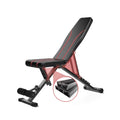 ZHOYA Adjustable Dumbbell Bench Press Multi-Functional Home Gym Trainer Sit Supine Board Folding Bench with Fitness Rack