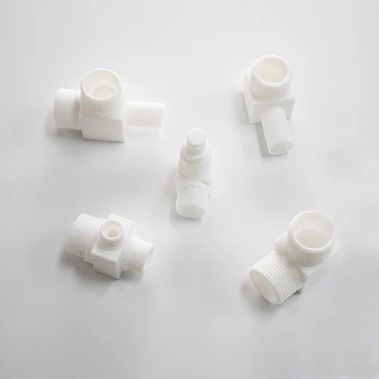 Factory Promotion PTFE Selector Valves Supply PTFE Turning Parts High Virgin PTFE CNC Parts Fep Bar
