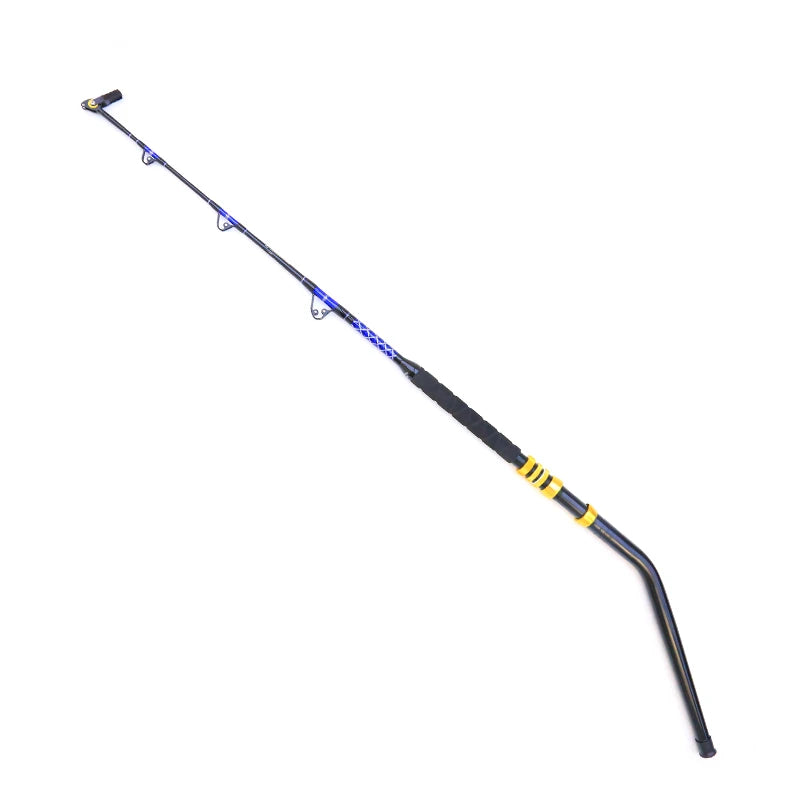 Big Game Swivel Tip 130 Lbs Bent Butt Deep Drop Heavy Duty Game Fishing  Rod Trolling Pole