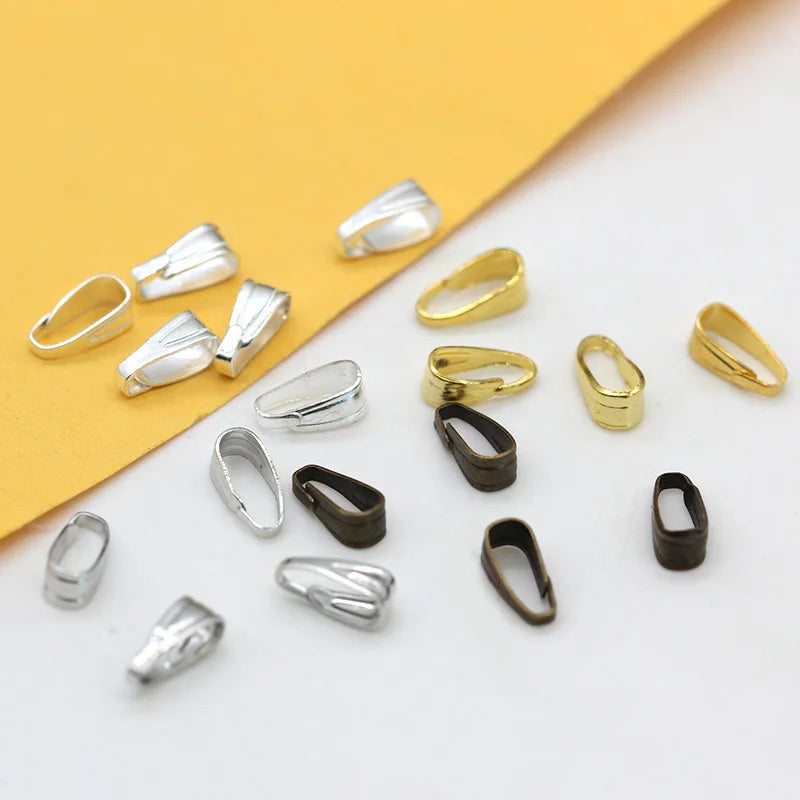 200PCS Stylish & Exquisite Necklace Clasps Jewelry Clasps for DIY Jewelry Making Bracelets Pendant Necklaces