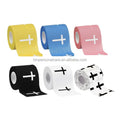 Easy Tear Custom Printed Zinc Oxide 5cm X 5m Breathable Latex-Free Unisex Sports Rigid Tape Strong Adhesive for Athletic Support