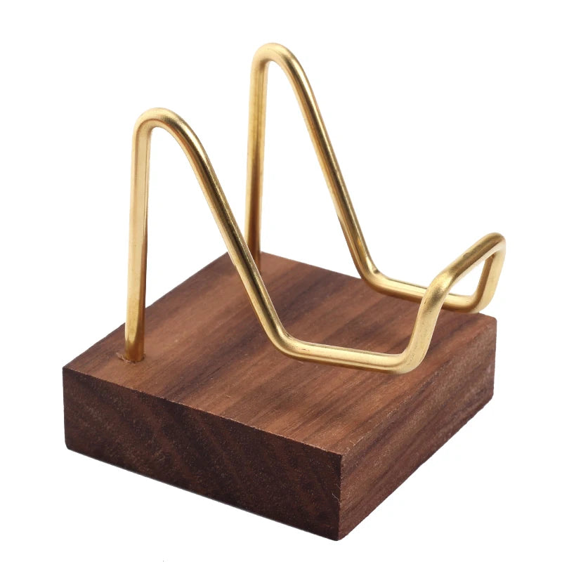 Small Black Walnut Copper for Modern Customized Display Rack for Garment Stands Glass Ball Holder Trestle Display Wholesale