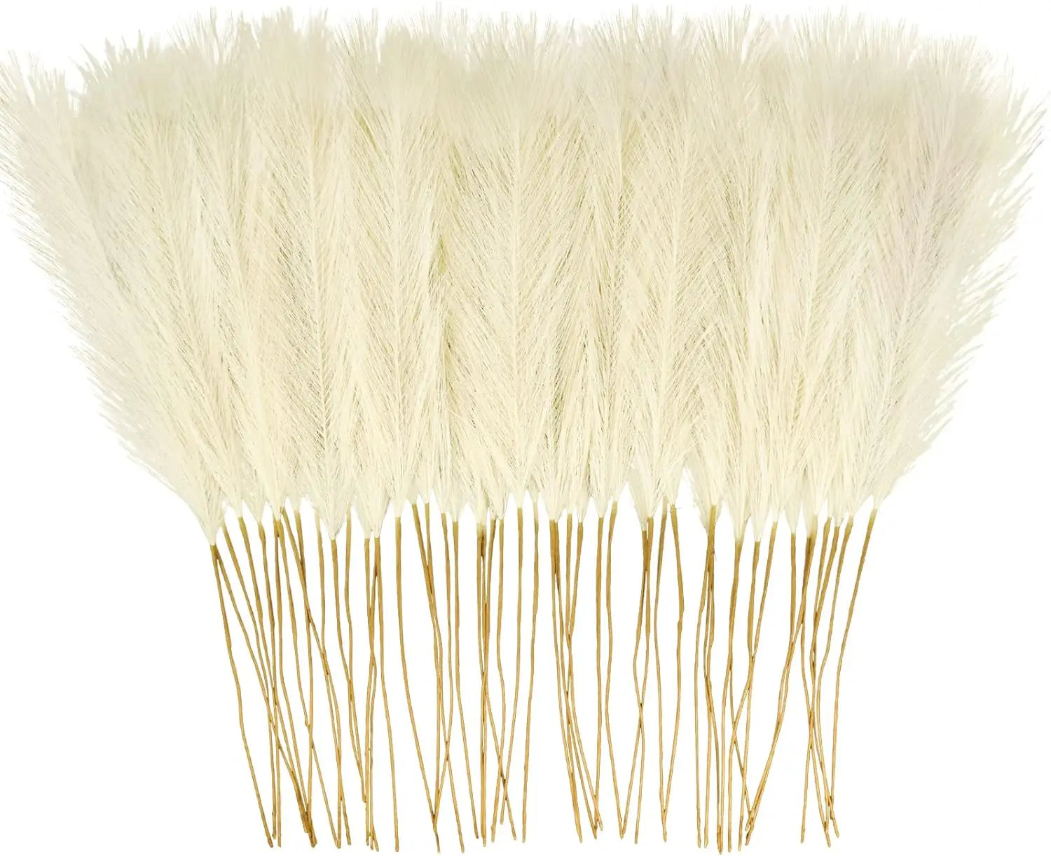 Factory Direct 55cm Artificial Pampas Grass Reed Bundle Flowers Short Artificial Pompous Grass Floral Fake Pompas Grass Branches