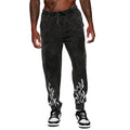 KY Fire From Down Under Custom Logo Jogger Pants for Men Acid Washed Print Cotton Sweatpants New Men's Fashion Hommes