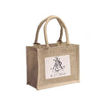 Outdoor Large Capacity Shopping Bag Zipper Pocket Women's Tote Bag Jute Canvas Tote Bag