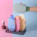 Factory Wholesale Wavy Pattern Bath Towel Adults' Oval-Shaped Cotton Exfoliation Ash Bath Glove for Body Decontamination Rub Mud