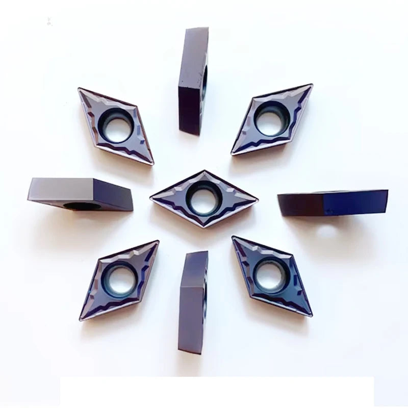 DCMT CNC Metal Lathe Tools DCMT07/11 Indexable Turning Carbide Tungsten Insert PVD Coating for Stainless Steel OEM Available