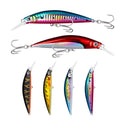 For HONOREAL 90mm 30g Deep Diving UV Luminous Minnow Fishing Lure Long Casting Plastic Hard Saltwater Sea Pike Lure for River
