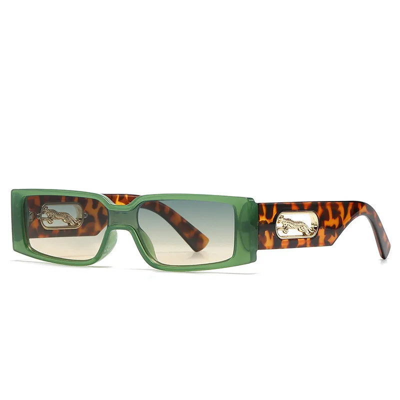 GWTNN OEM Lentes De Sol Leopard Head Small Frame Sunglasses