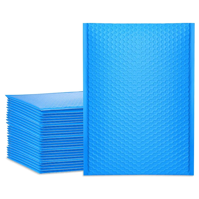 TSCX Mailer Bubble Pouch Poly Bubble Bags Mailers Packing Envelope Blue Bubble Mailers
