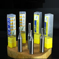 CNC Woodworking Tool TCT Trimming Straight End Mill Cutters Tungsten Steel Router Bit