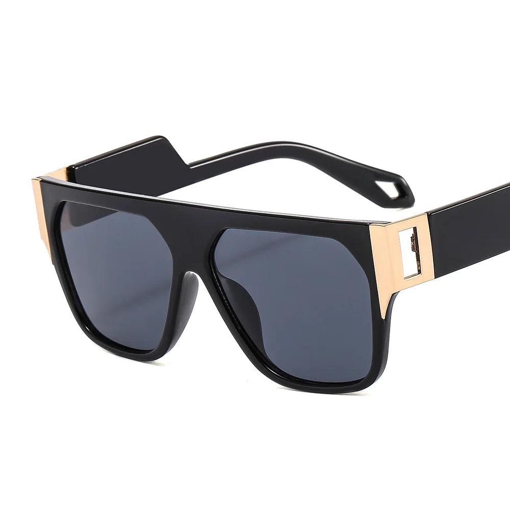 2342 Luxury Sunglasses Men Oversized Flat Top Sun Glasses square Uv Shades Custom logo Lunettes De Soleil De Luxe Femme