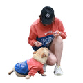 Pet Dog and Owner Matching Check Clothes OEM ODM Custom Blouse Pet Owner Matching Luxury Dog Hoodie