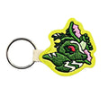 Personalized Embroidery Keychain Custom Letter Logo Promotional Gift Woven Fabric Jet Key Tag Embroidered Key Ring