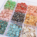 New Multi-color Dripping Oil Love Peach Heart Pendant Round Earrings Bracelet Charm DIY Jewelry Accessories