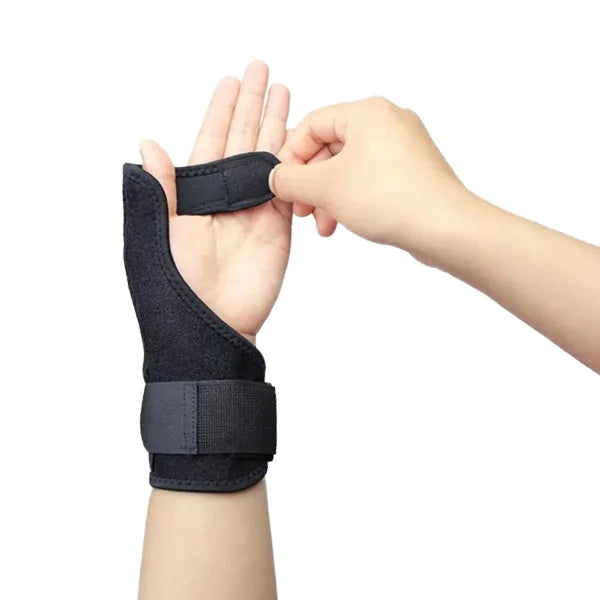 Adjustable Thumb Brace with Strap Joint Thumb Spica Splint for Pain Relief Arthritis Tendonitis Tenosynovitis Sprains -