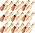 Mini Wooden Bamboo Spoons Small Bath Salt Spoon Small Spice Spoons for Sugar Scrubs Spices Bath Salts Cooking