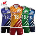 Professional Volleyball Jersey Design Comfortable and Breathable Sublimation Volleyball Jersey