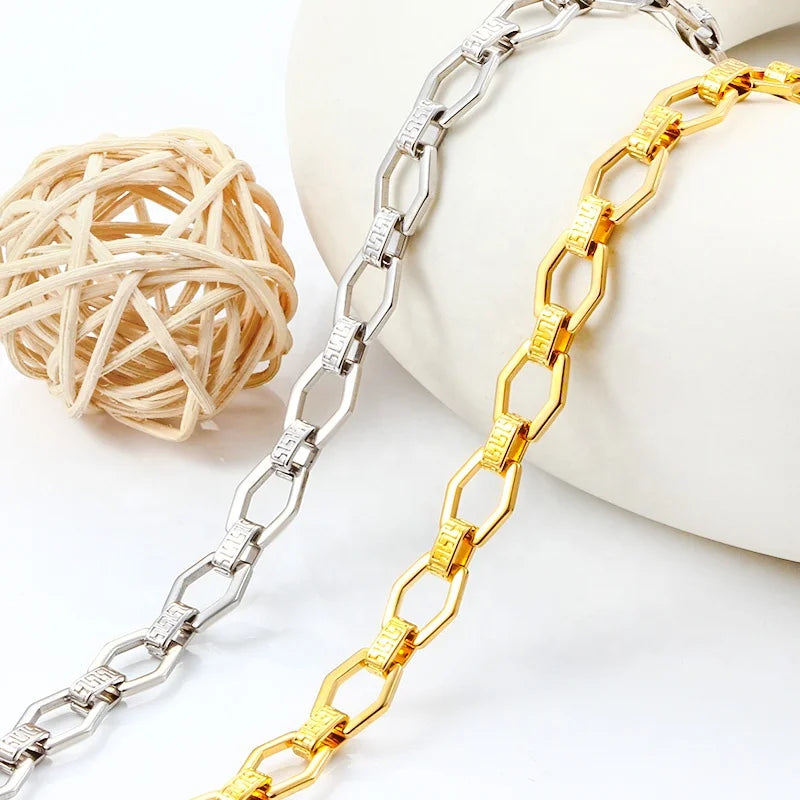 Fully Stocked Handmade Stainless Steel Chain Diy Jewelry Chain  for Jewelry Accessories Making