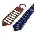 Father's Day Gift Set Men Tie Rack Wooden Rack Holder