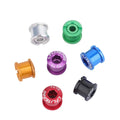 5pcs Single Chain Ring Bolts 6.5mm Dental Plate Disc Screws Bicycle Chainwheel Screws for MTB Road Bike Crankset Aluminum Alloy