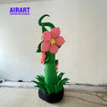 Newest Factory Design Customize Size Activity Party Inflatable Stand pink Flower Balloon Decoration Props