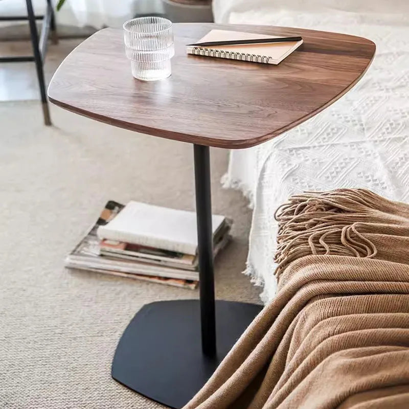 Sofa Side Table Modern Simple Creative Solid Wood Living Room Bedroom Bedside Balcony Coffee Table Small Corner Tables
