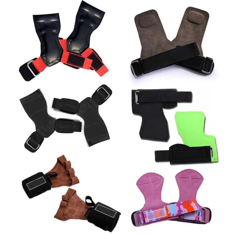 Exercise Fitness Custom Logo Palm Protection Gym Gloves Pull up Cross Fit Weight Lifting Wrist Hand Grip