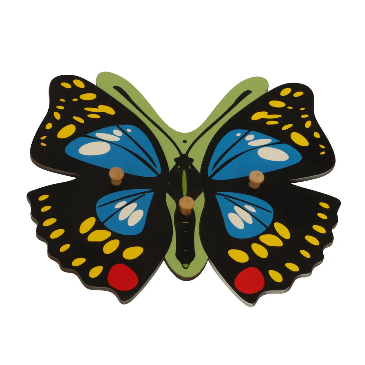 BO011 Butterfly Puzzle Montessori Biology Equipment Materials Wooden Educational Toys for Kids MegaBDM