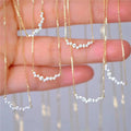 GT Hot Selling Elegant 925 Sterling Silver Necklace Women Fashion Gold  Plated Jewelry Necklace 2021