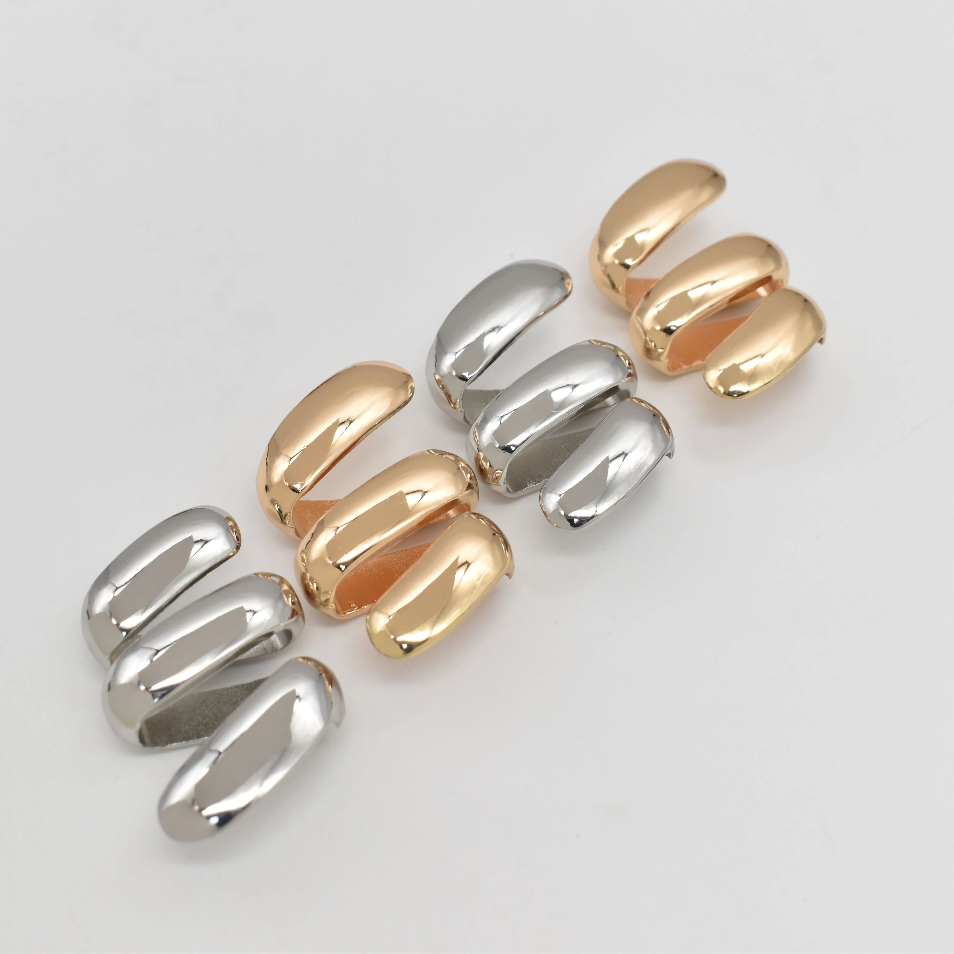 Swimsuit Connector Round Bikini Buckle Shoulder Buckle  Hardware Buckles Shoulder Strap Adjustment Accessories for Swimwear
